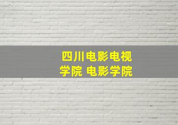 四川电影电视学院 电影学院